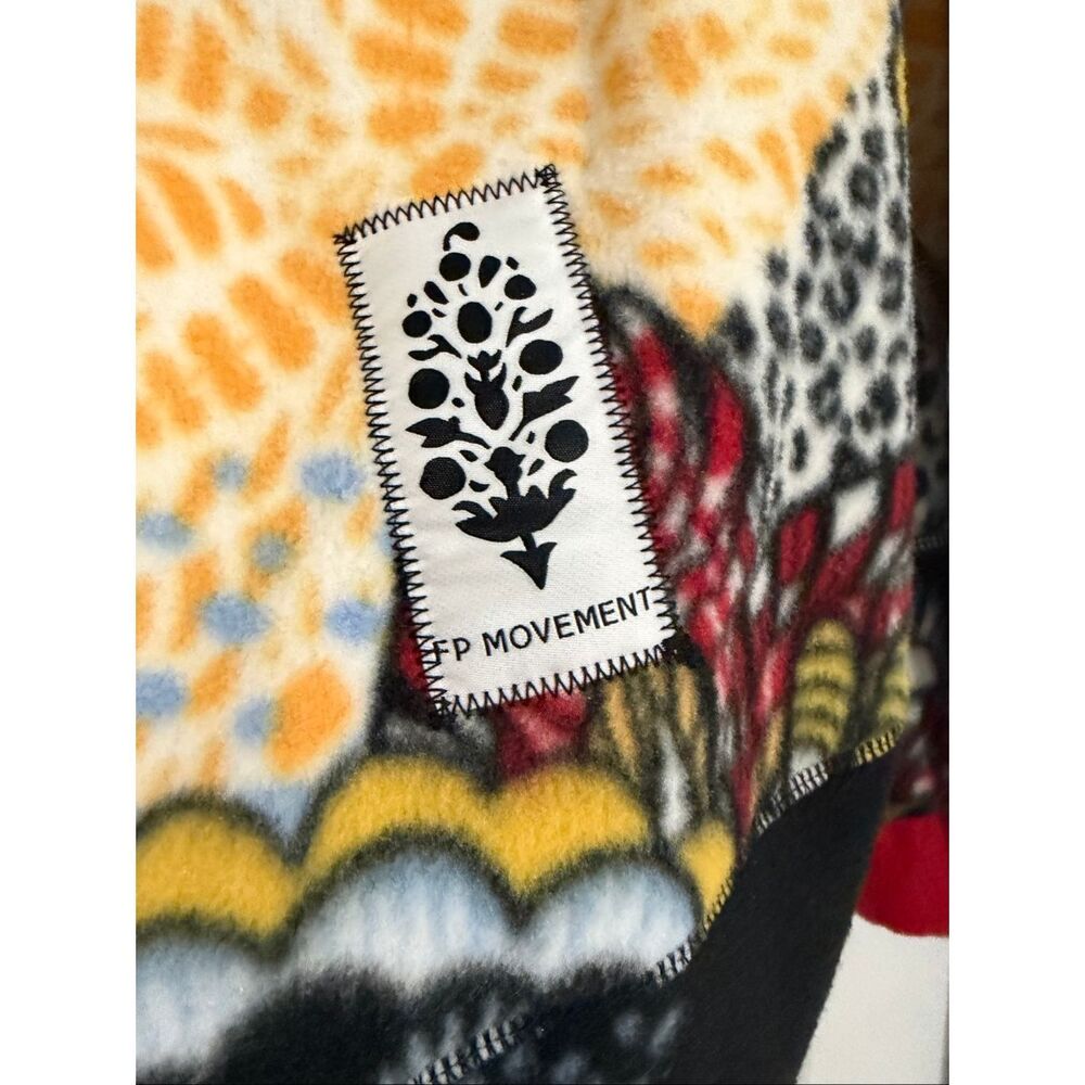 Free People Movement Wild and Free Printed Fleece Pullover-Oversized - Picture 9 of 9